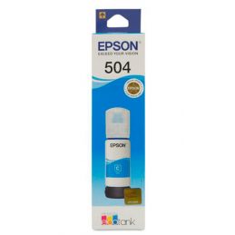 EPSON T504 CYAN BOTELLA...