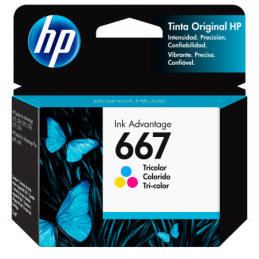 HP CARTRIDGE 667 TRICOLOR...