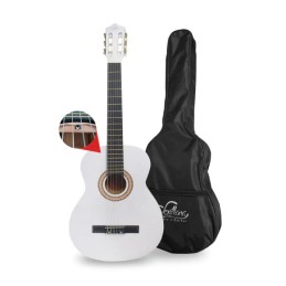 GUITARRA CLASICA BLANCA 39P...