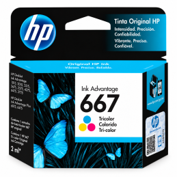 HP 667 Tricolor Original 2ml