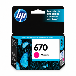 HP 670 Magenta Original 3,5ml