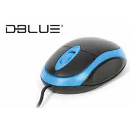 DBLUE MOUSE USB AZUL