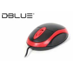 DBLUE MOUSE USB ROJO