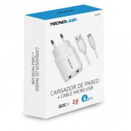 CARGADOR TECNOLAB 2 USB Y 1...